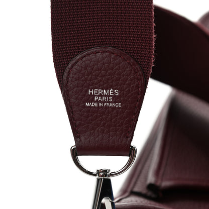 Hermes Taurillon Clemence Evelyne III GM Bordeaux 7 of 10