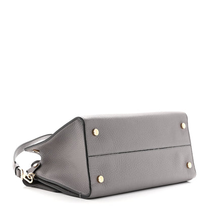 Christian Dior Bullcalf Medium Diorever Flap Meteorite Grey 4 of 9