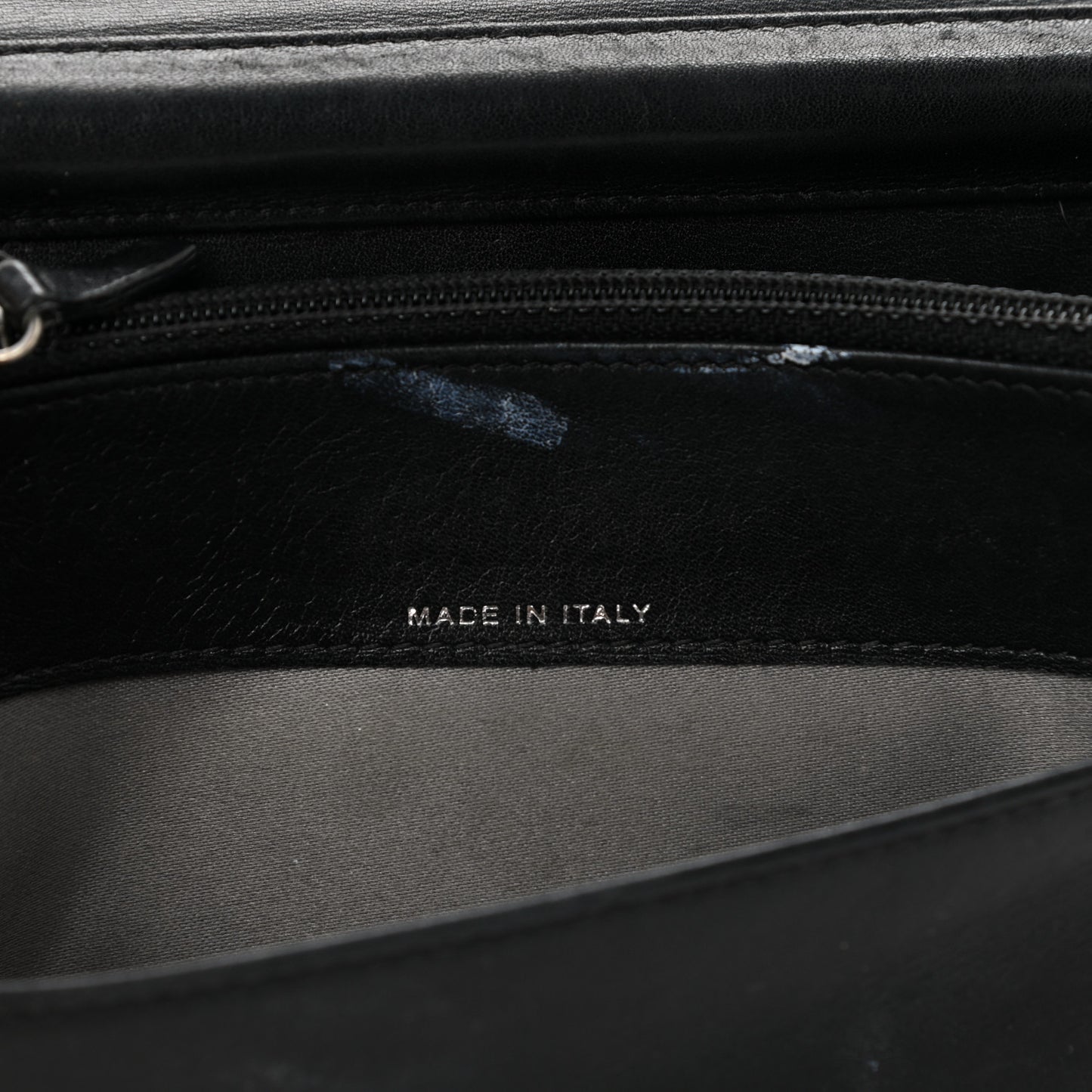 Lambskin Studded CC Wallet On Chain WOC Black