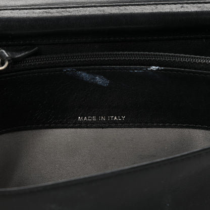 Chanel Lambskin Studded CC Wallet On Chain WOC Black 6 of 13