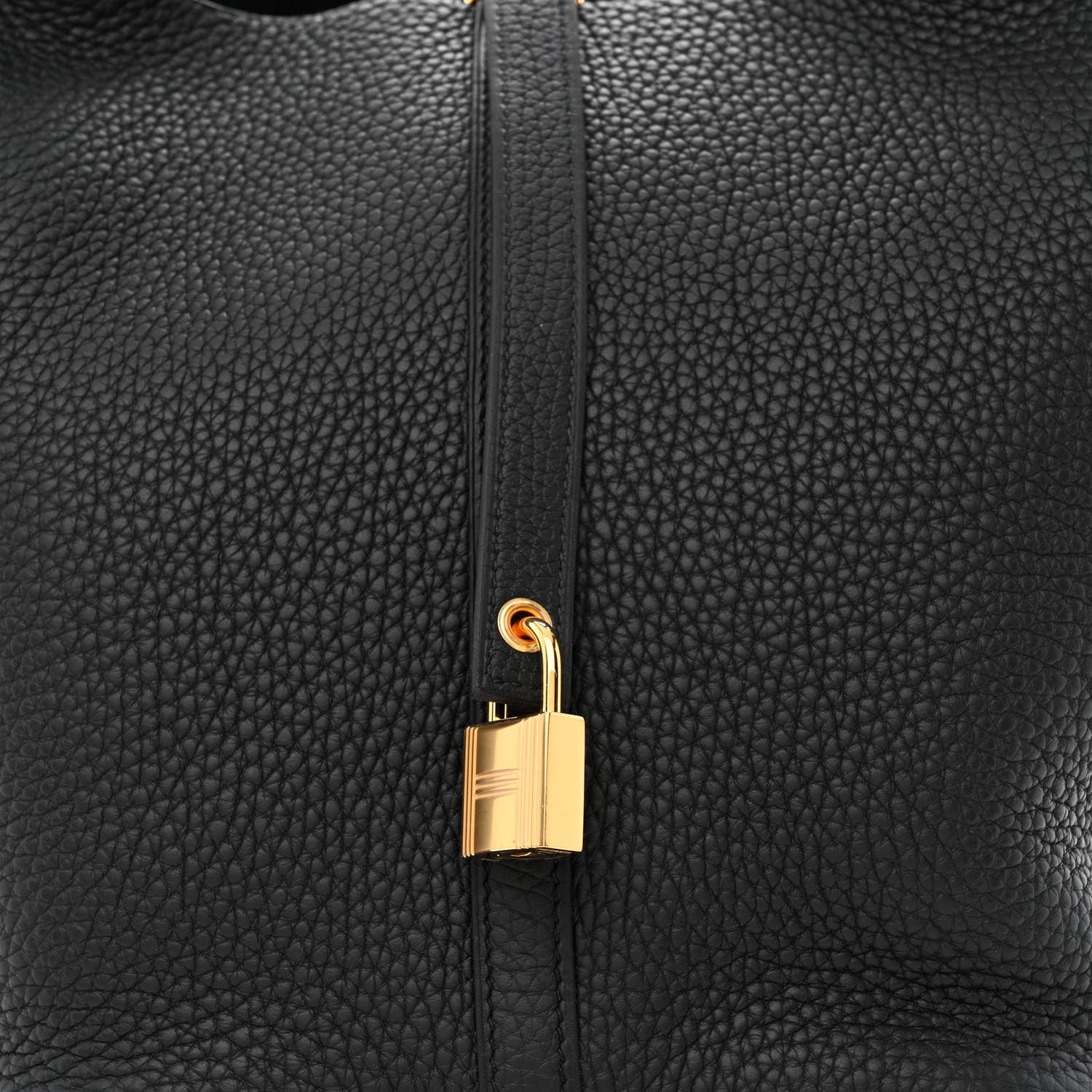 Hermes Taurillon Clemence Picotin Lock 22 MM Black 8 of 11
