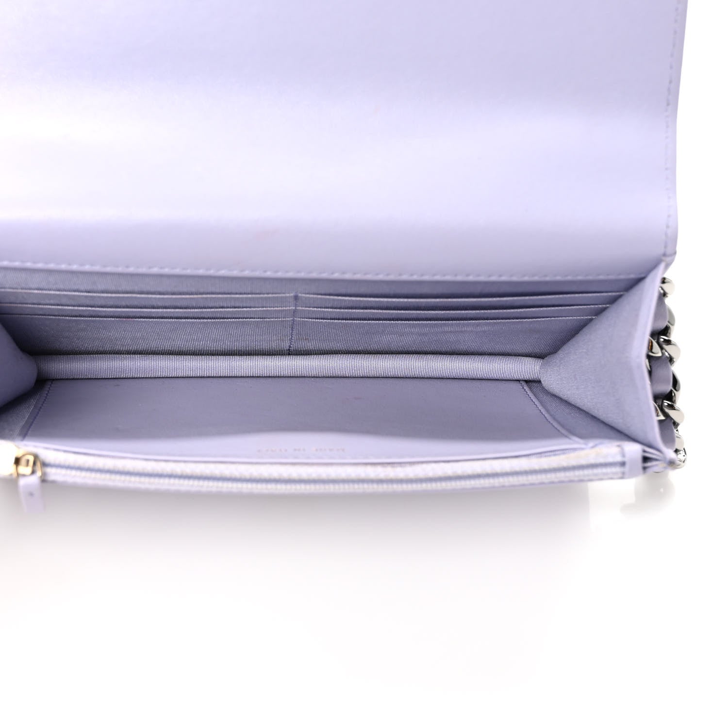 Chanel Quilted Chanel 19 Wallet On Chain WOC Light Purple 5 of 13