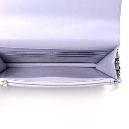 Chanel Quilted Chanel 19 Wallet On Chain WOC Light Purple 5 of 13