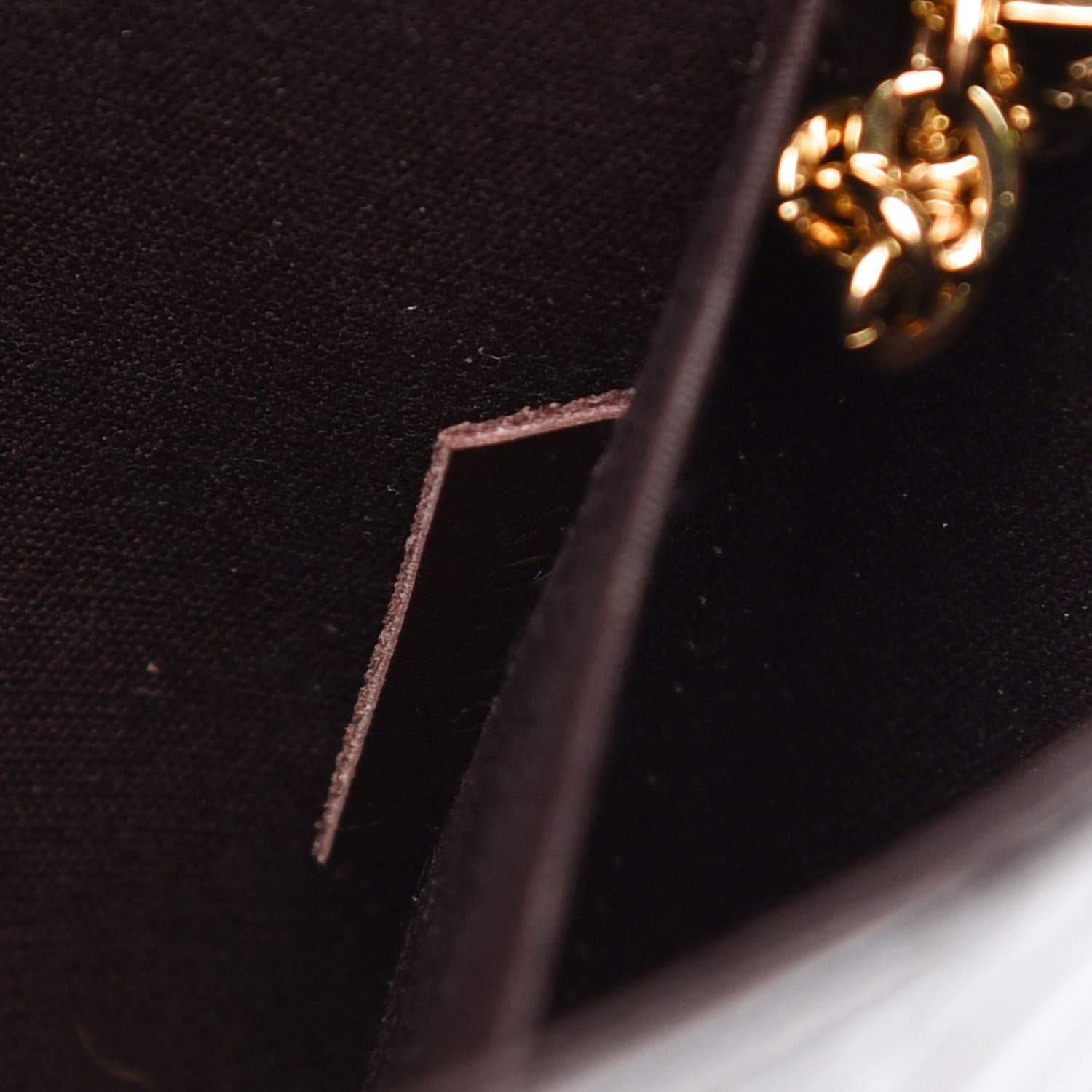 Louis Vuitton Vernis Pochette Felicie Chain Wallet Amarante 9 of 12