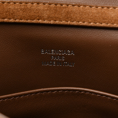 Balenciaga Waxed Suede Mini Rodeo Top Handle Handbag Camel 6 of 10