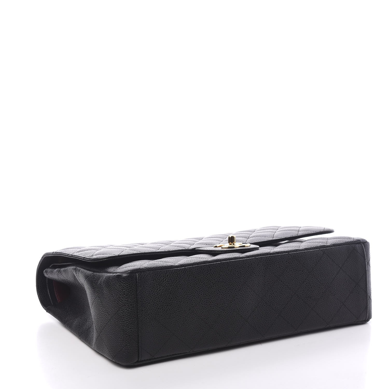 Chanel Caviar Quilted Maxi Double Flap Black 3 of 9