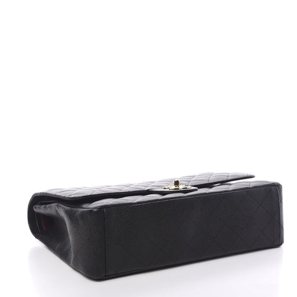Chanel Caviar Quilted Maxi Double Flap Black 3 of 9