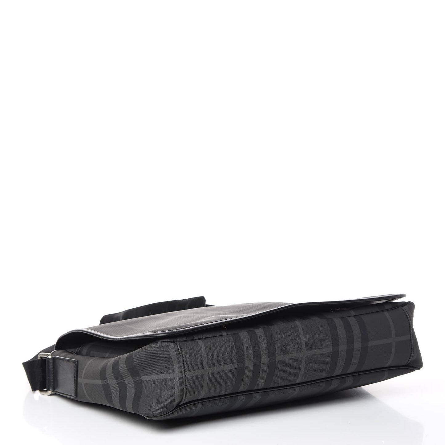 Nylon Smoked Check Messenger Bag