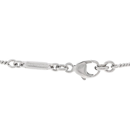 Tiffany Platinum Diamond Dog Bone Chain Necklace 4 of 4