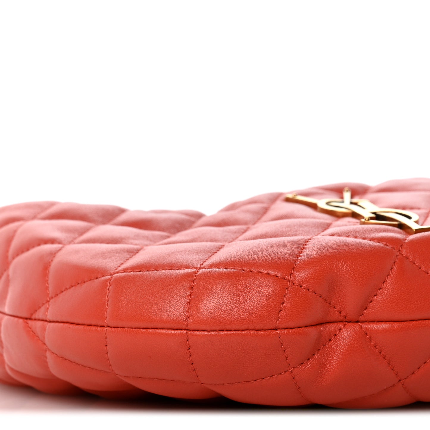 Lambskin Quilted Icarino Bag Coral