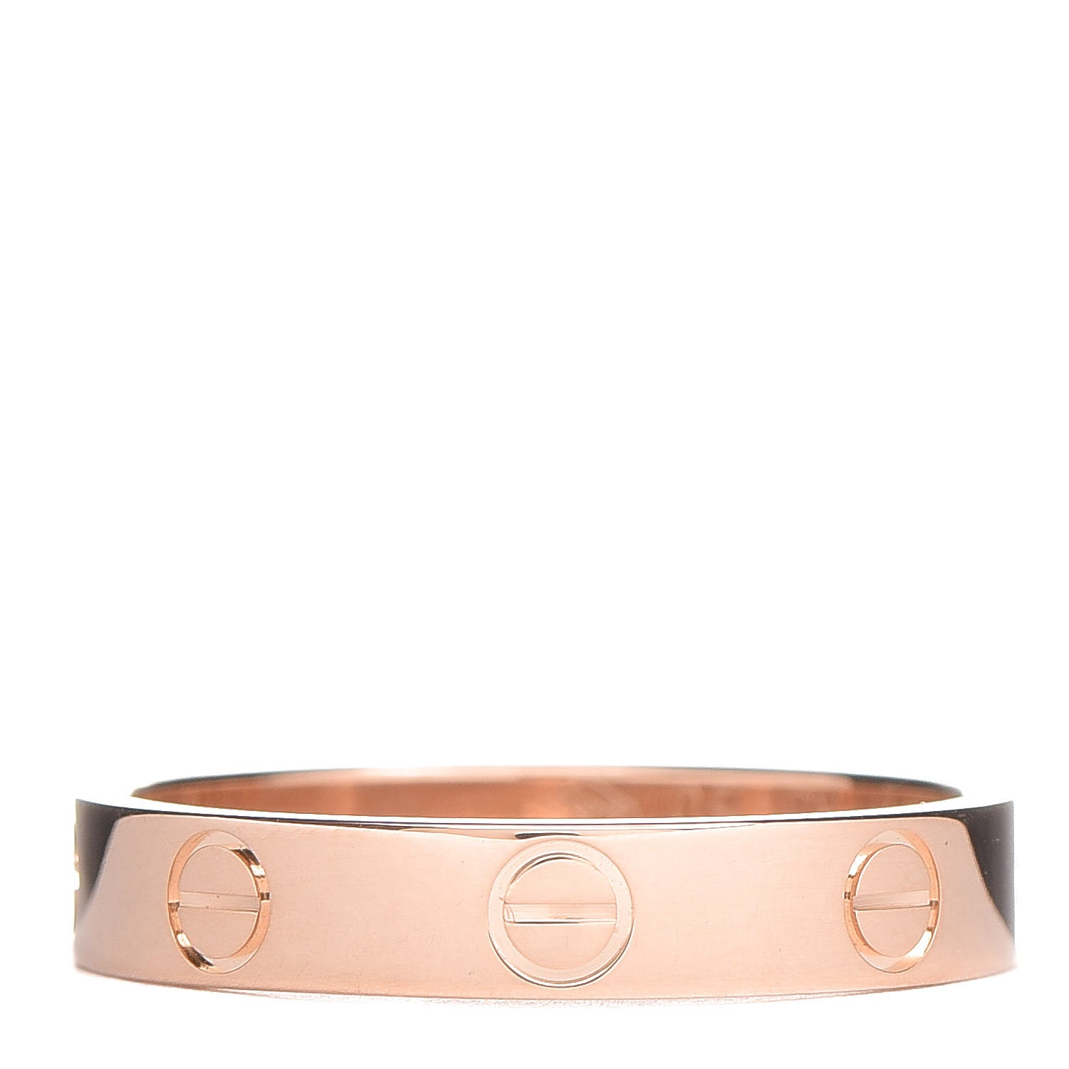 Cartier 18K Pink Gold 3.5mm LOVE Wedding Band Ring 54 6.75 1 of 6