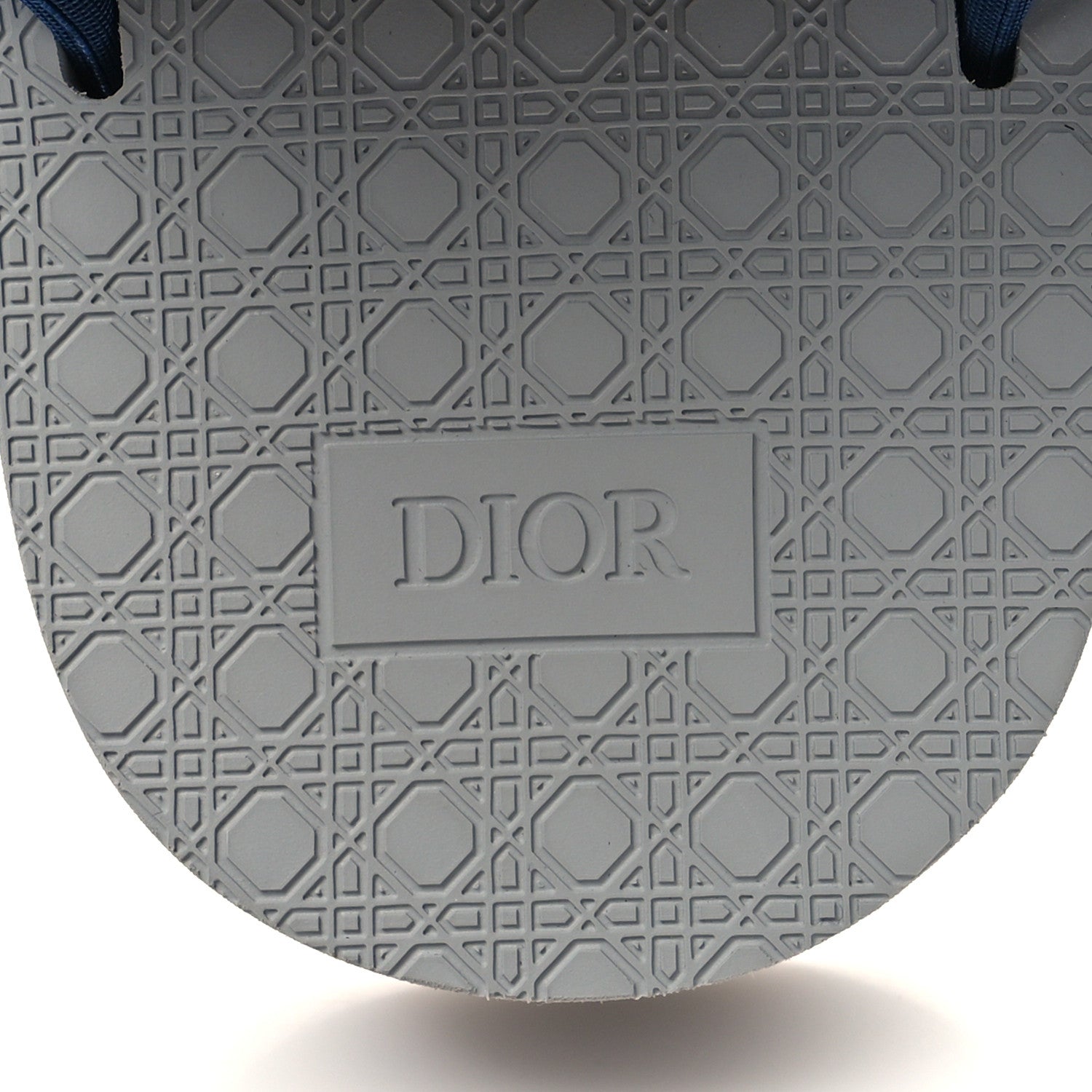 Christian Dior Oblique Jacquard Mens Alpha Sandals 41 Blue Denim 8 of 9
