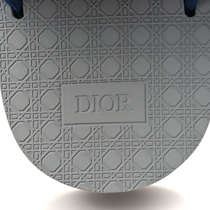 Christian Dior Oblique Jacquard Mens Alpha Sandals 41 Blue Denim 8 of 9