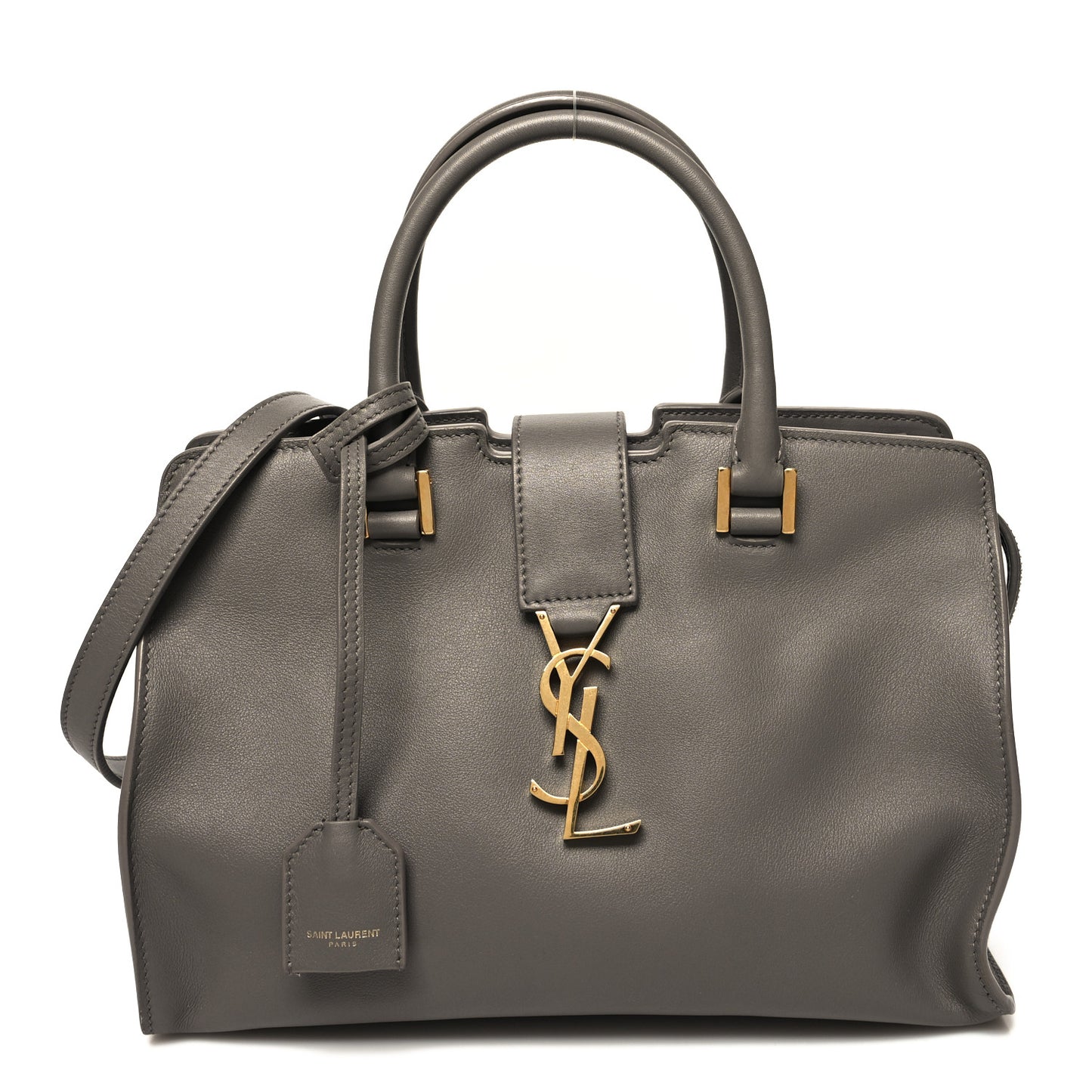 Calfskin Monogram Baby Cabas Fog