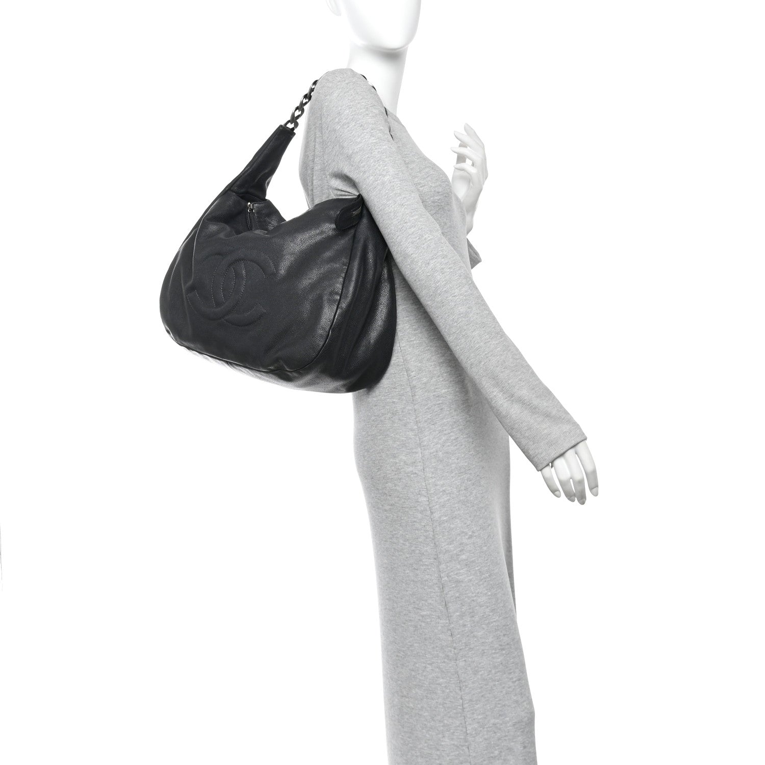 Chanel Caviar 31 Hobo Dark Grey 2 of 10