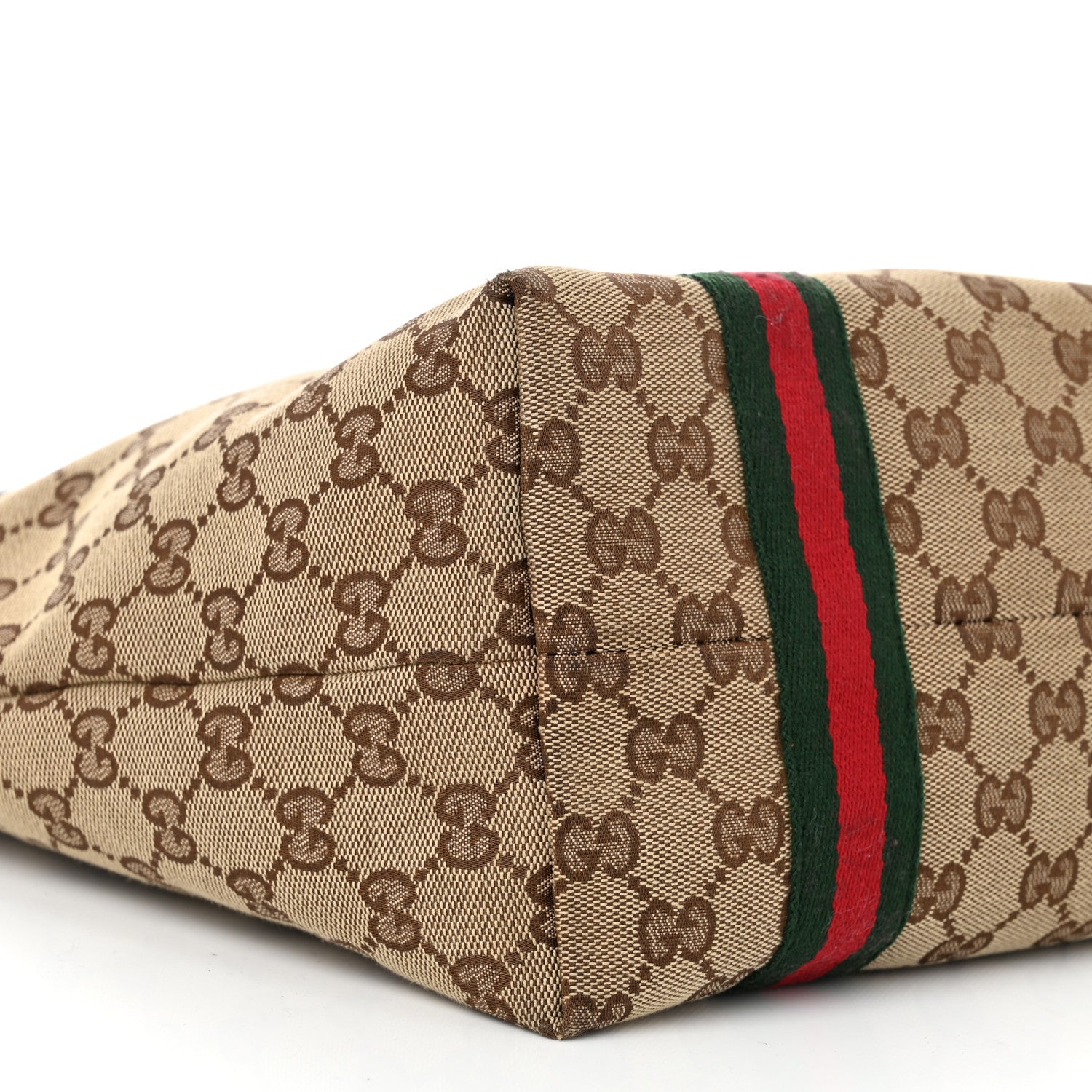 Gucci Monogram Medium Jolicoeur Tote Dark Brown 9 of 12