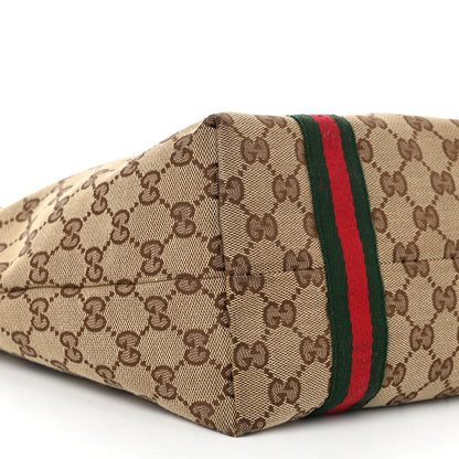 Gucci Monogram Medium Jolicoeur Tote Dark Brown 9 of 12