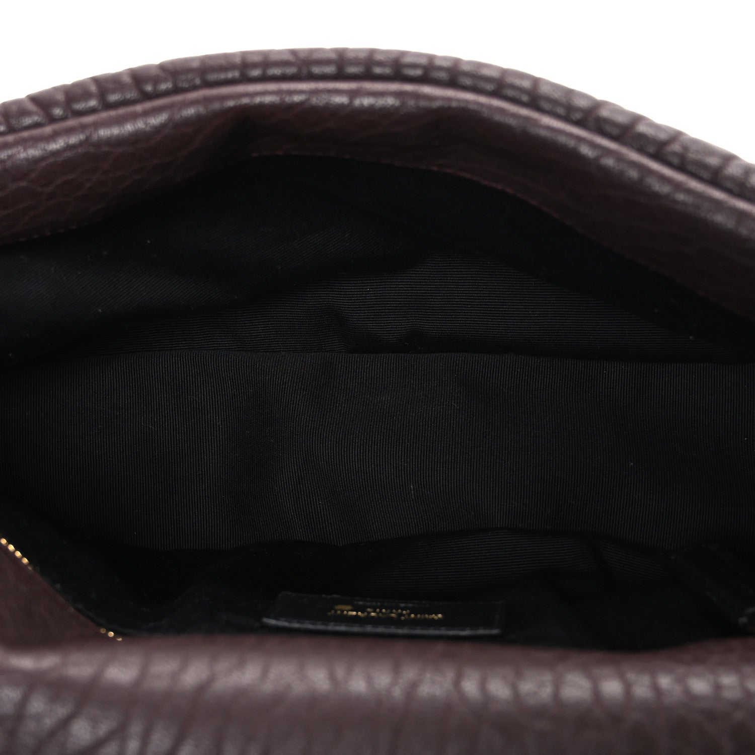Saint Laurent Grained Lambskin Medium Calypso Dark Currant 5 of 10