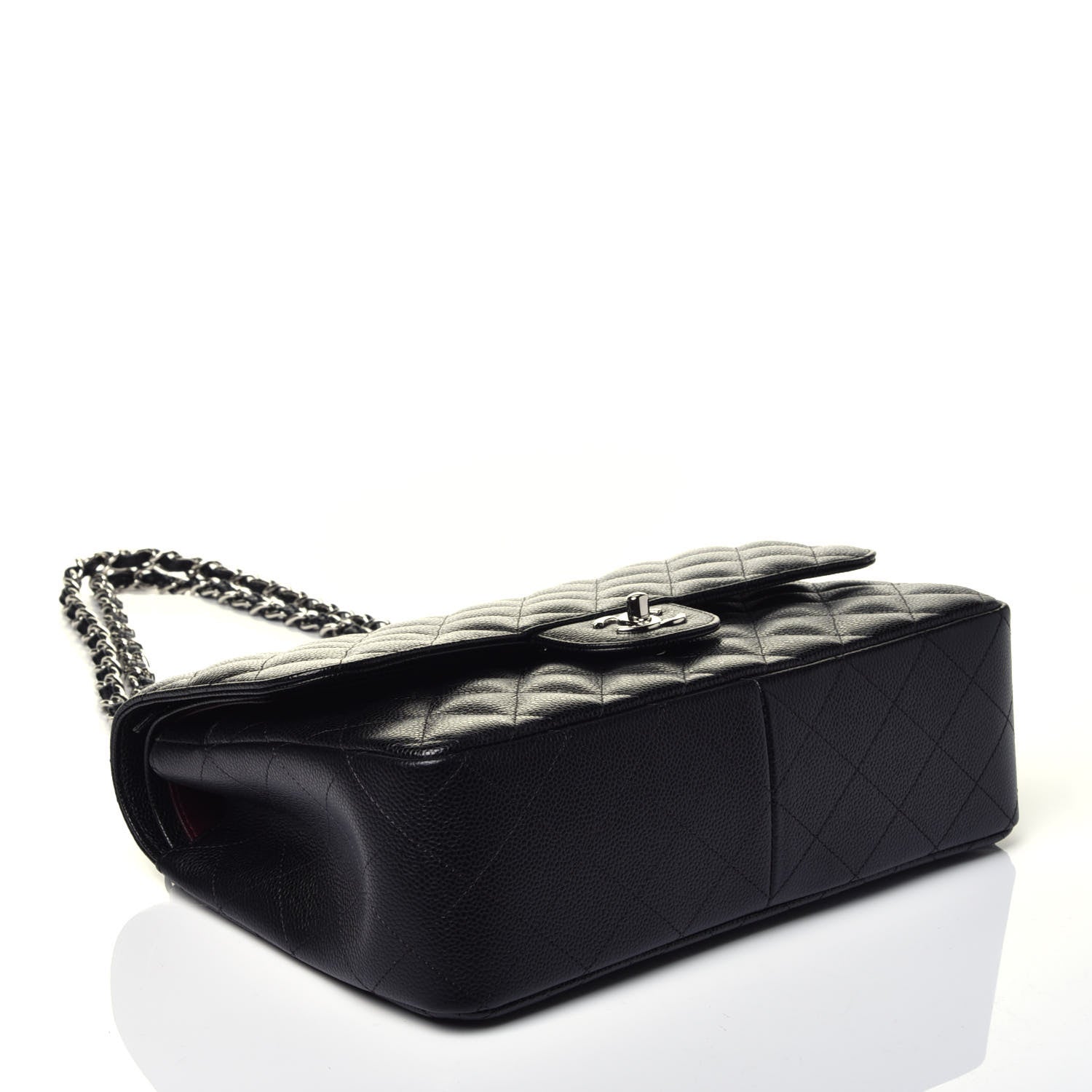 Chanel Caviar Quilted Jumbo Double Flap Black 4 of 9