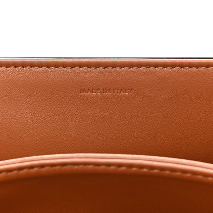 Celine Canvas Calfskin Triomphe Embroidered Medium Triomphe Bag Tan 8 of 13