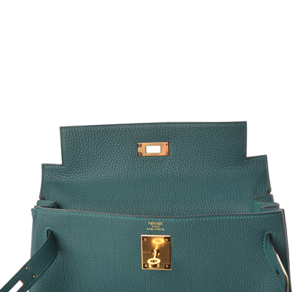 Hermes Togo Kelly Retourne 28 Malachite 14 of 37