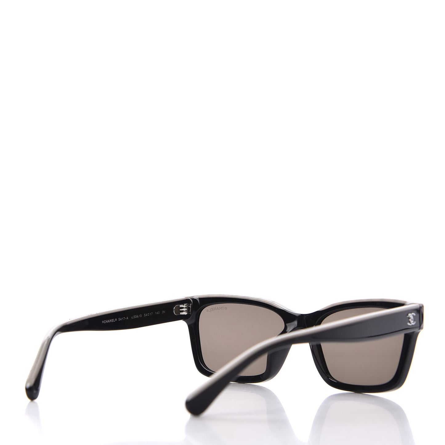 Acetate Square Sunglasses 5417-A Black