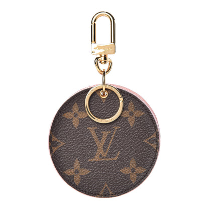 Louis Vuitton Monogram LV Mirror Bag Charm Key Holder Rose Ballerine 1 of 4