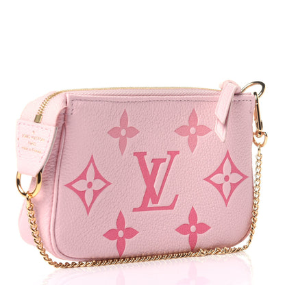Louis Vuitton Empreinte Monogram Giant By The Pool Mini Pochette Accessories Bouton De Rose 3 of 9