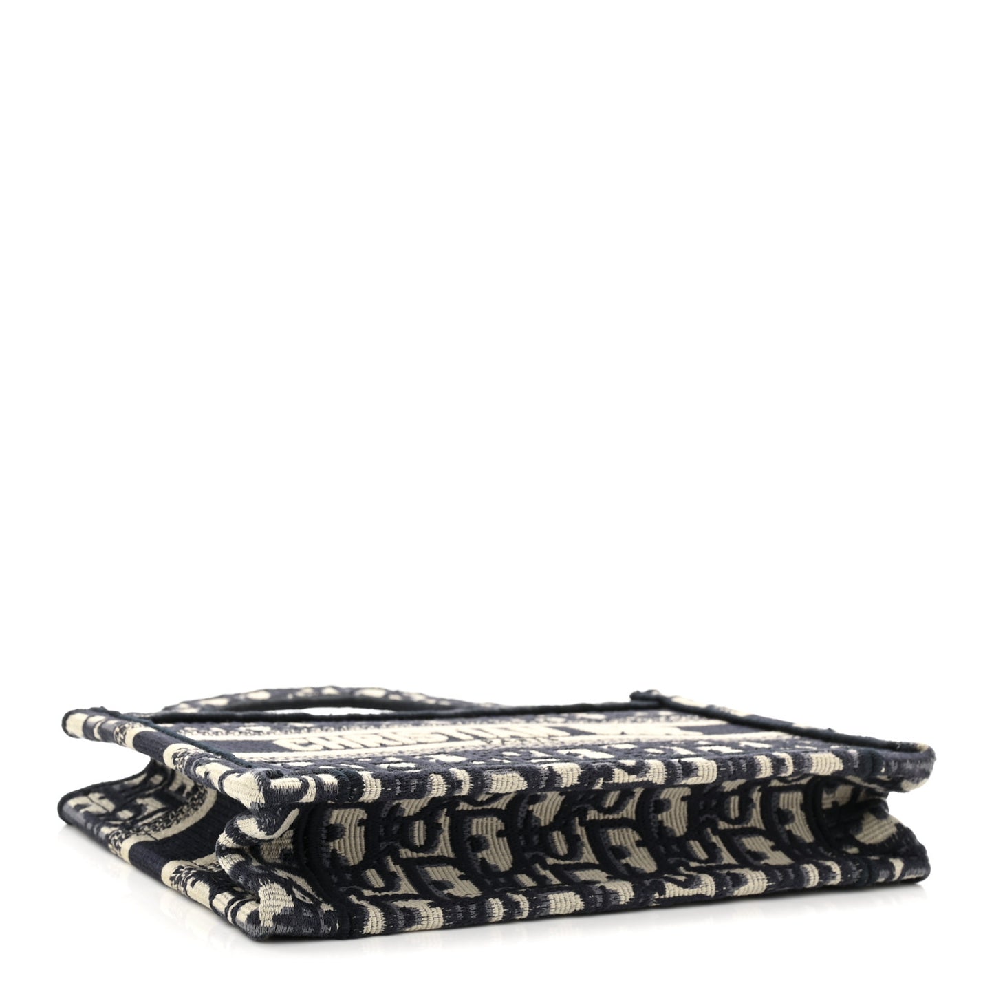 Oblique Mini Book Tote Blue Multicolor