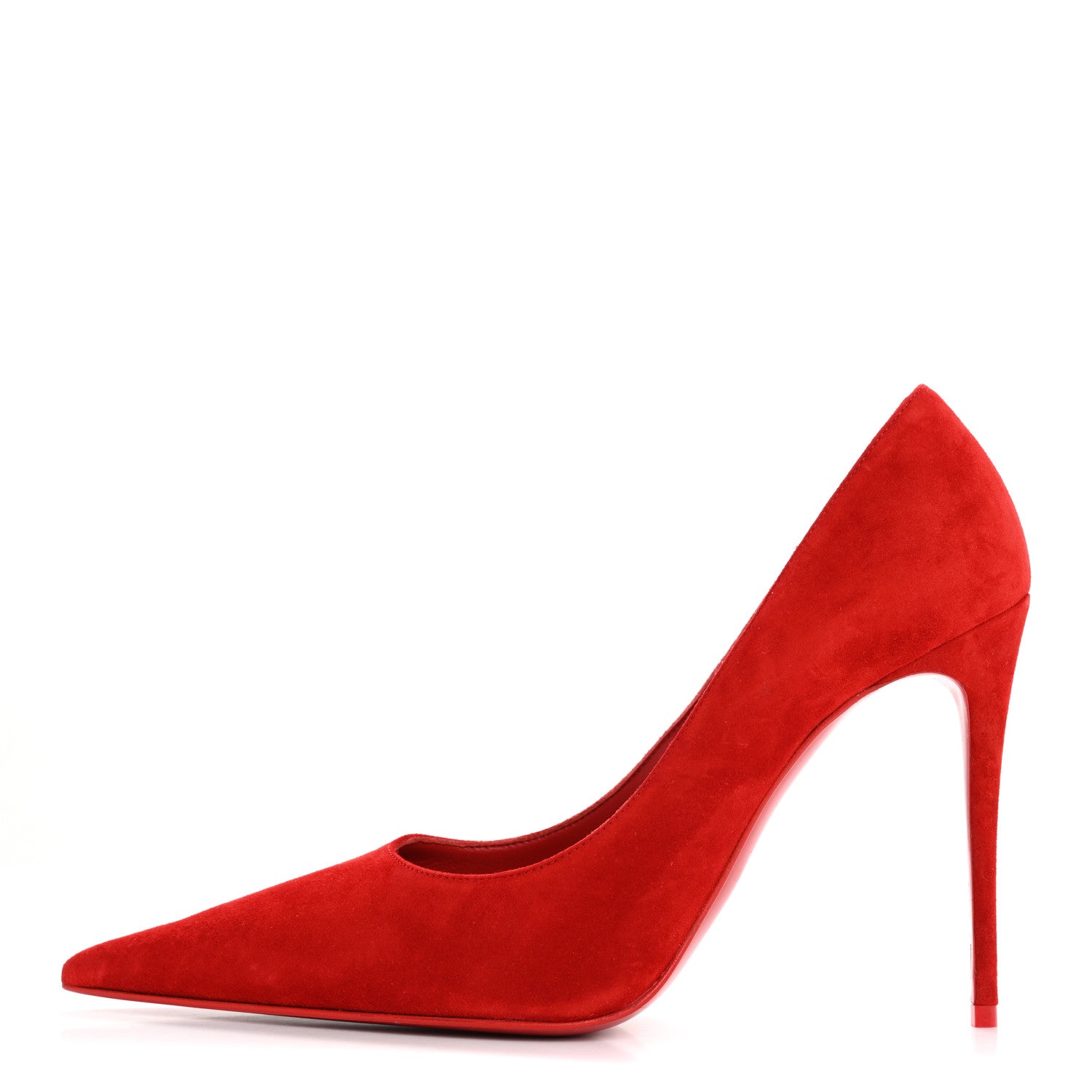 Christian Louboutin Veau Velours Kate Max 100 Pumps 37.5 Loubi 1 of 9