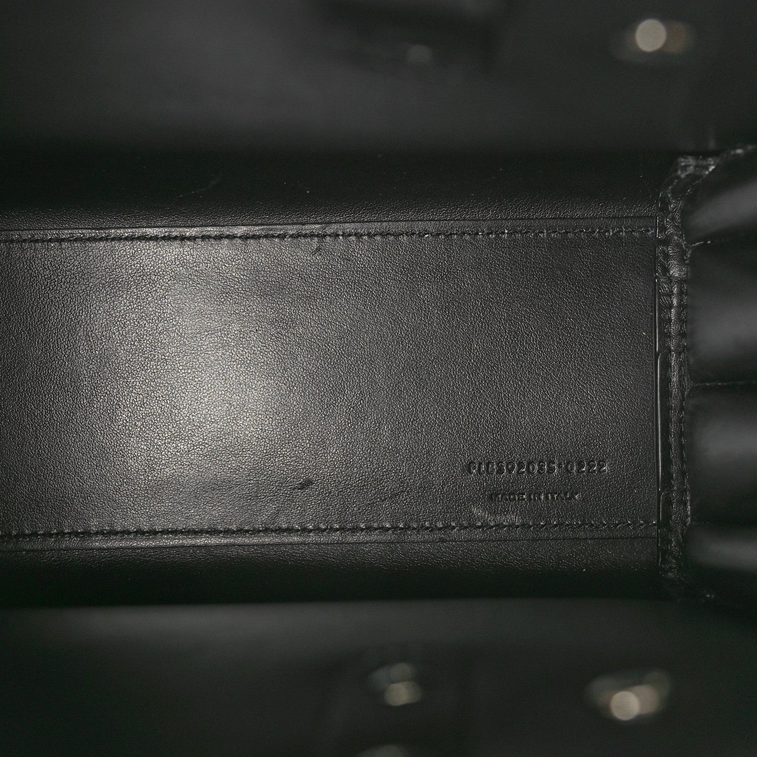 Saint Laurent Grained Calfskin Nano Sac De Jour Black 5 of 10