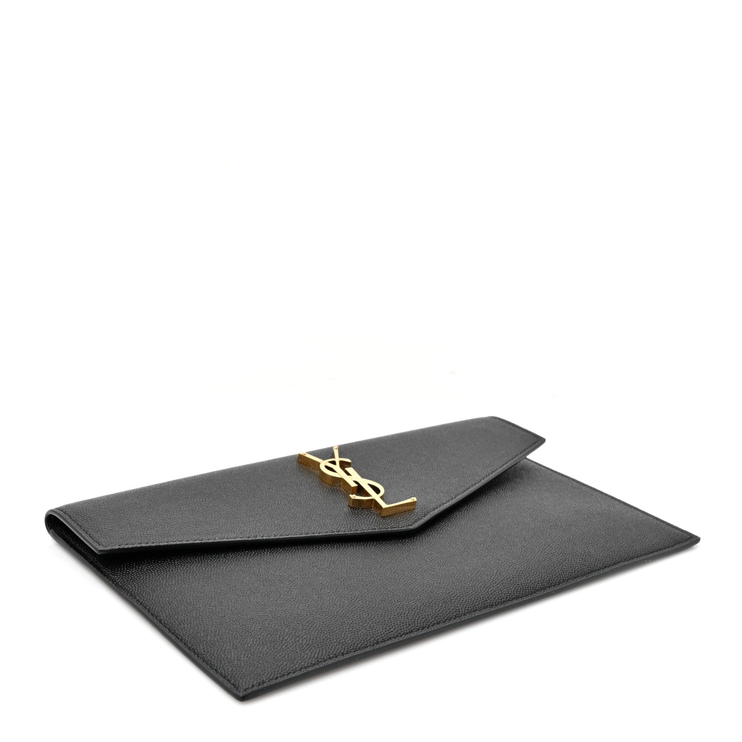 Saint Laurent Grain De Poudre Uptown Pouch Black 4 of 8
