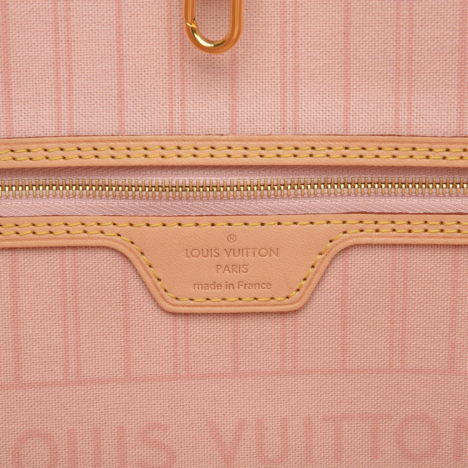 Louis Vuitton Damier Azur Neo Neverfull MM Rose Ballerine 6 of 6