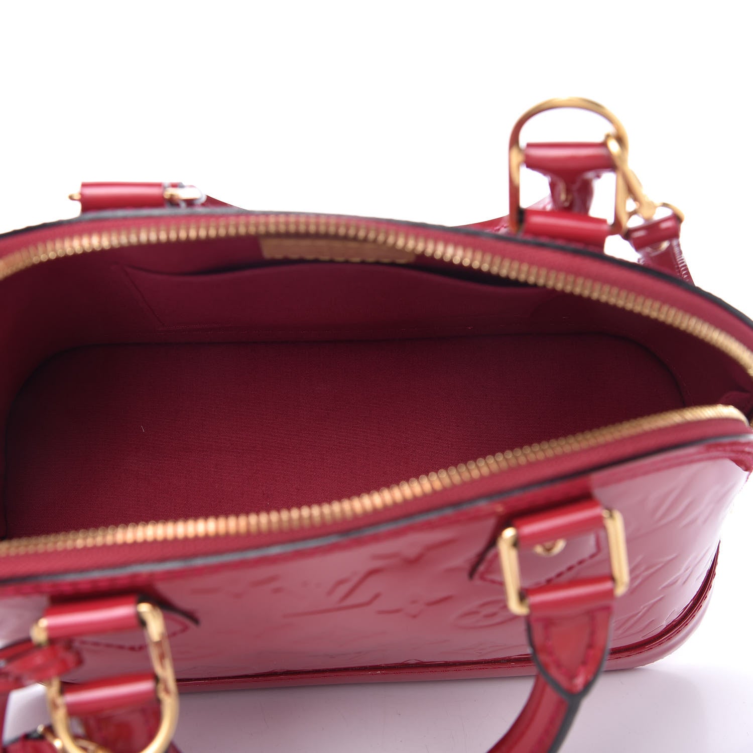 Louis Vuitton Vernis Alma BB Rose Indien 5 of 9