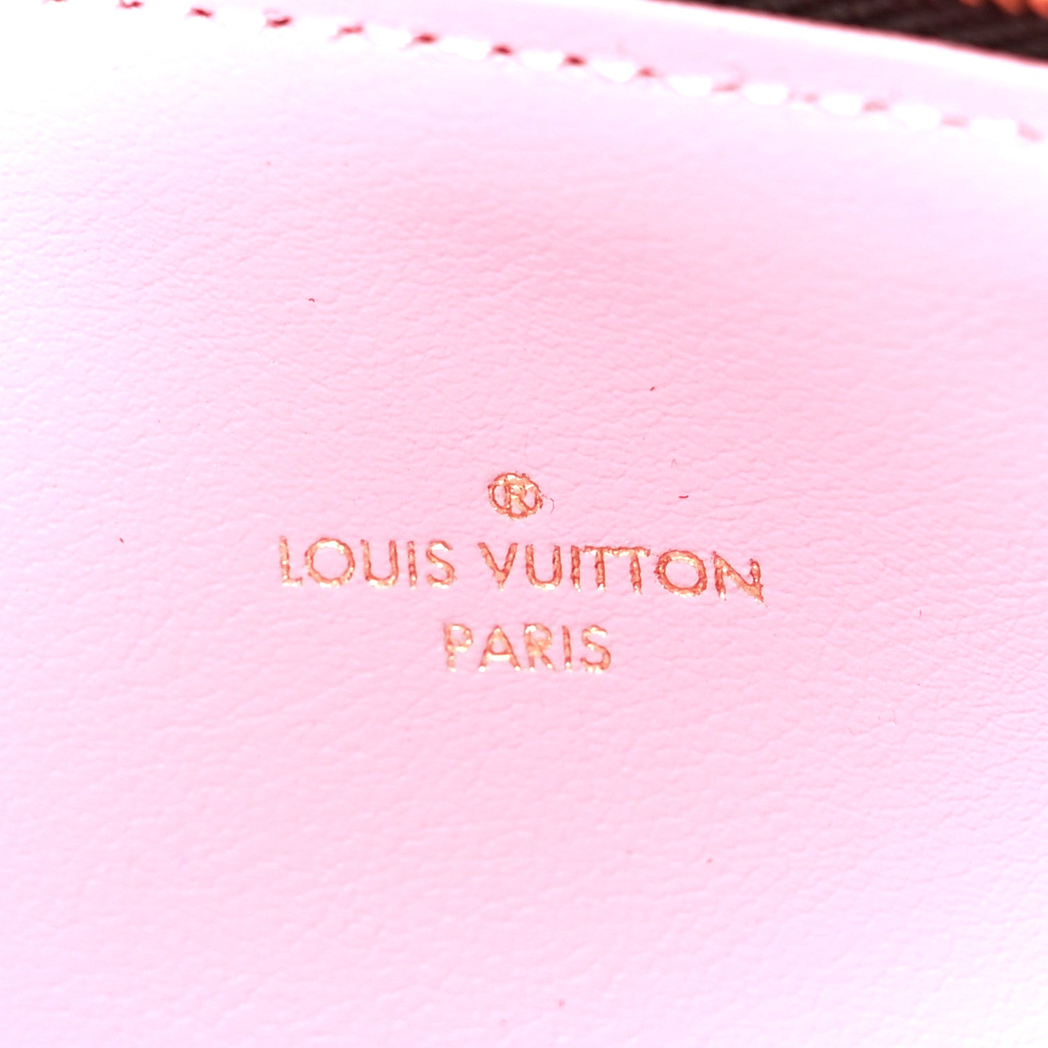 Louis Vuitton Damier Ebene Studded Pochette Felicie Chain Wallet 9 of 14