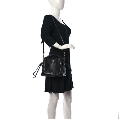 Mulberry Shiny Calfskin Small Iris Tote Black 2 of 9