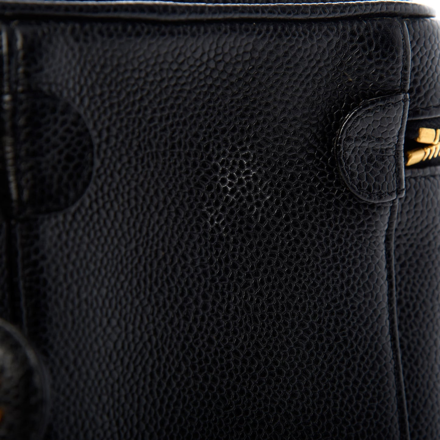 Caviar Cosmetic Vanity Bag Black