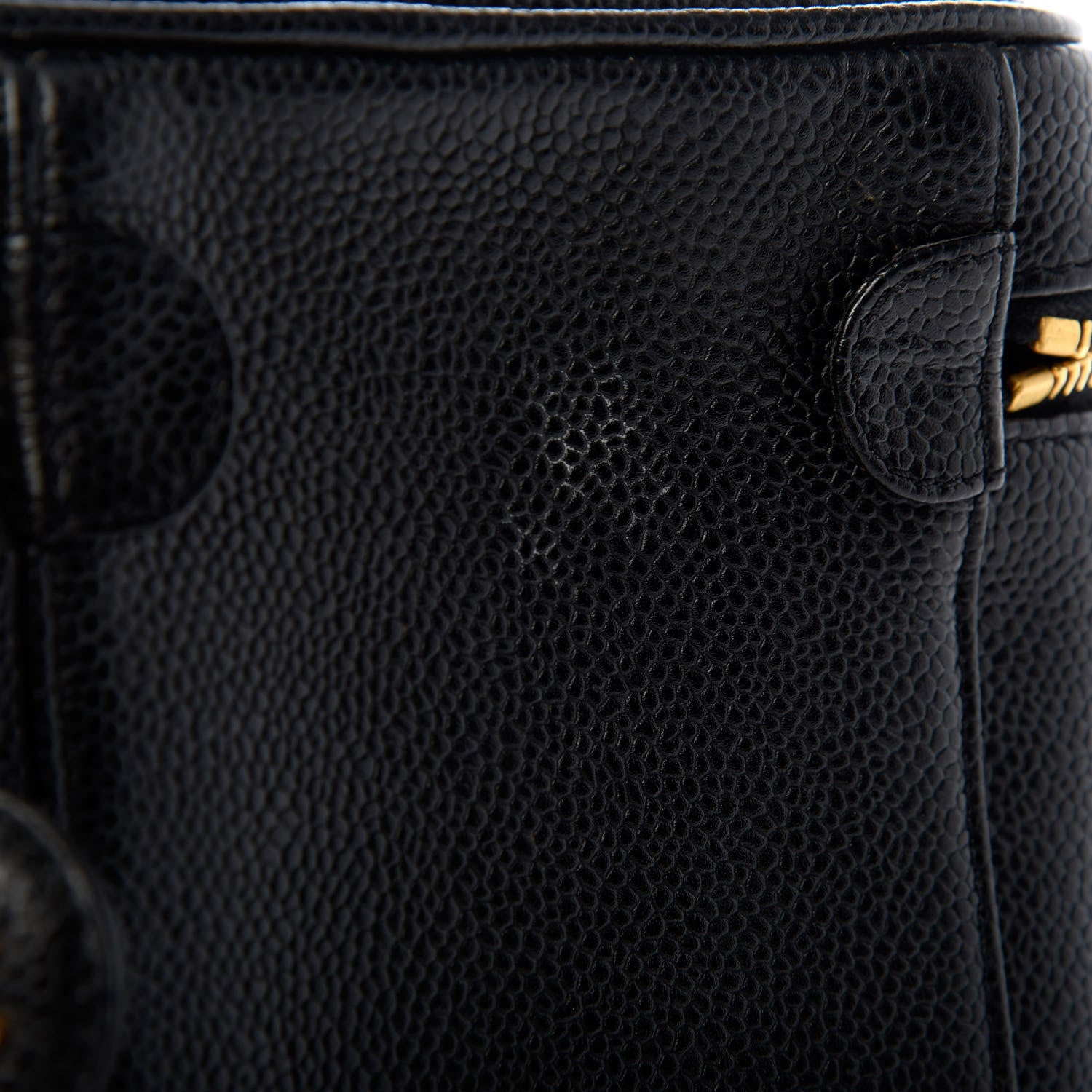 Chanel Caviar Cosmetic Vanity Bag Black 9 of 9