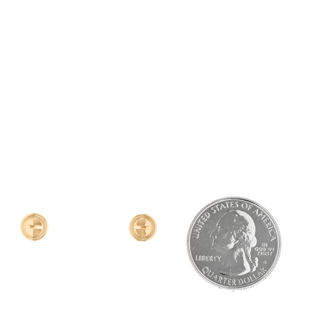 18K Yellow Gold LOVE Earrings