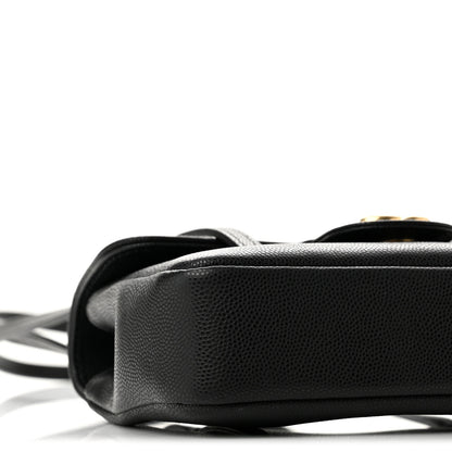 Chanel Shiny Caviar Mini Preppy Coco Shoulder Bag Black 8 of 10