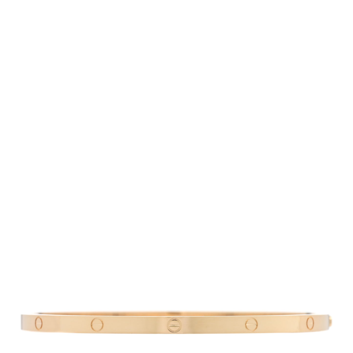 18K Yellow Gold Small LOVE Bracelet 19
