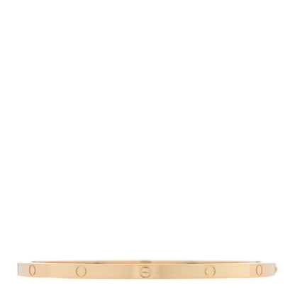 Cartier 18K Yellow Gold Small LOVE Bracelet 19 1 of 6