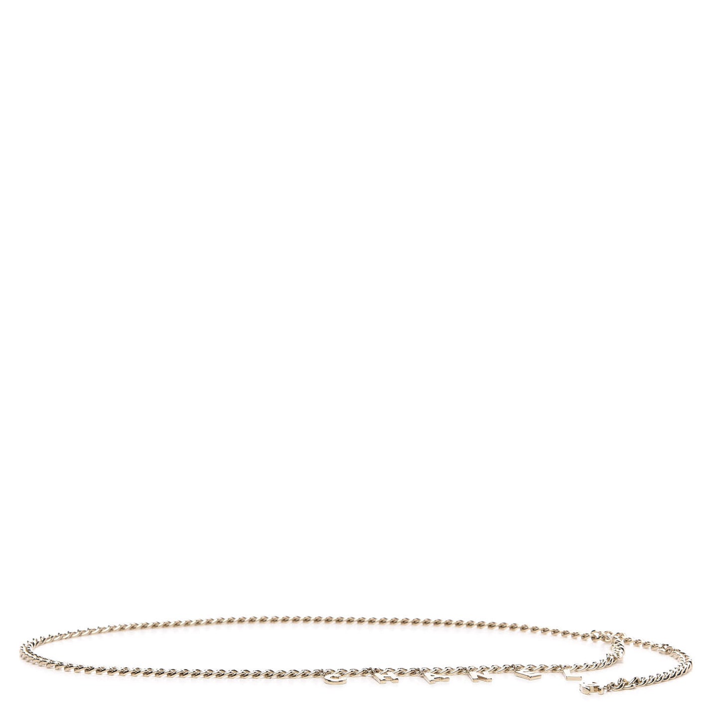CC Chain Logo Belt Gold