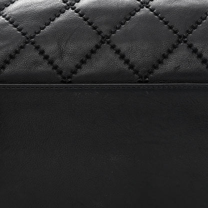 Chanel Calfskin Quilted Large Retro Chain Tote Black 12 of 18