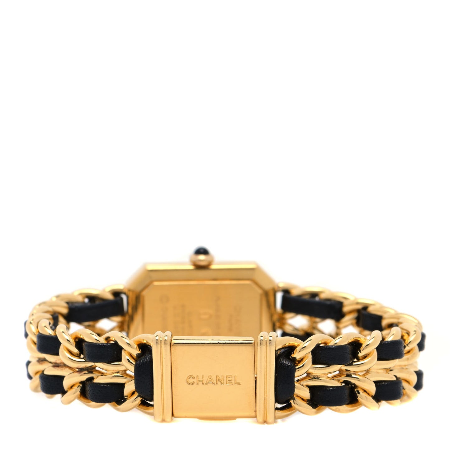 Stainless Steel Lambskin 20mm Chain Premiere Quartz Watch Gold L