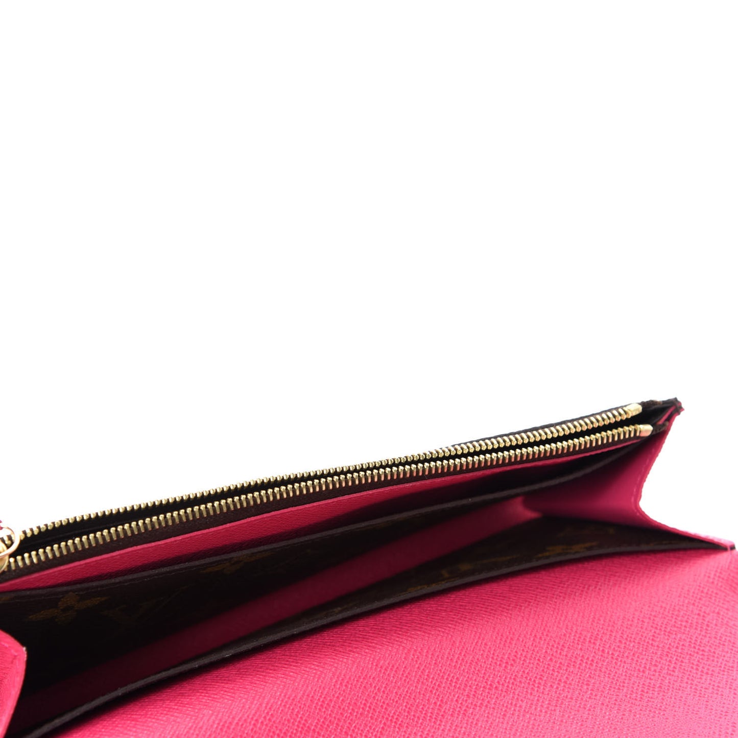 Monogram Emilie Wallet Hot Pink