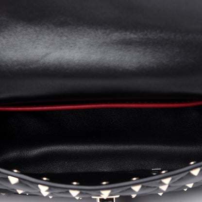Valentino Garavani Lambskin Small Rockstud Spike Shoulder Bag Black 5 of 10