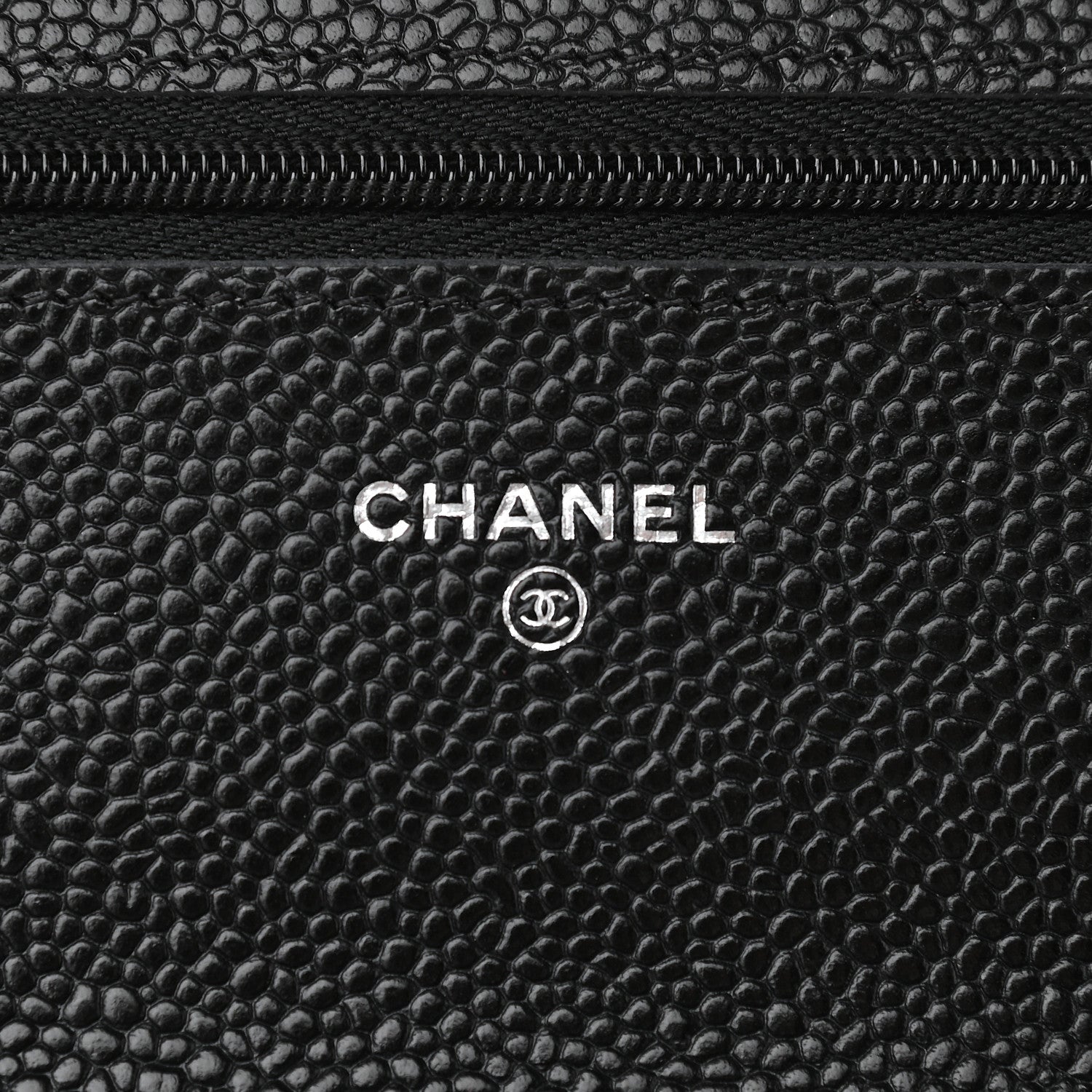 Chanel Caviar Quilted Wallet On Chain WOC Black 6 of 10