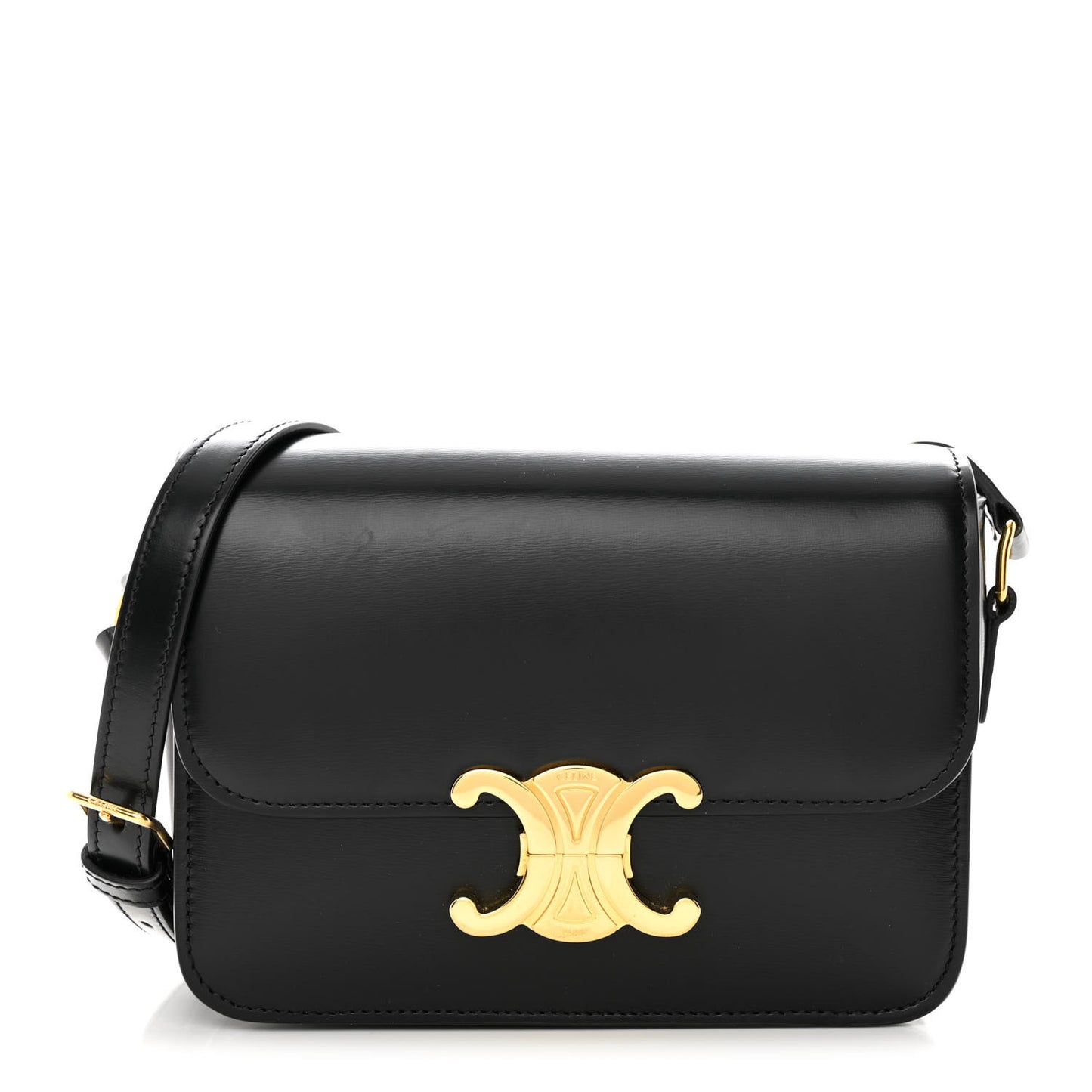 Shiny Calfskin Teen Triomphe Black