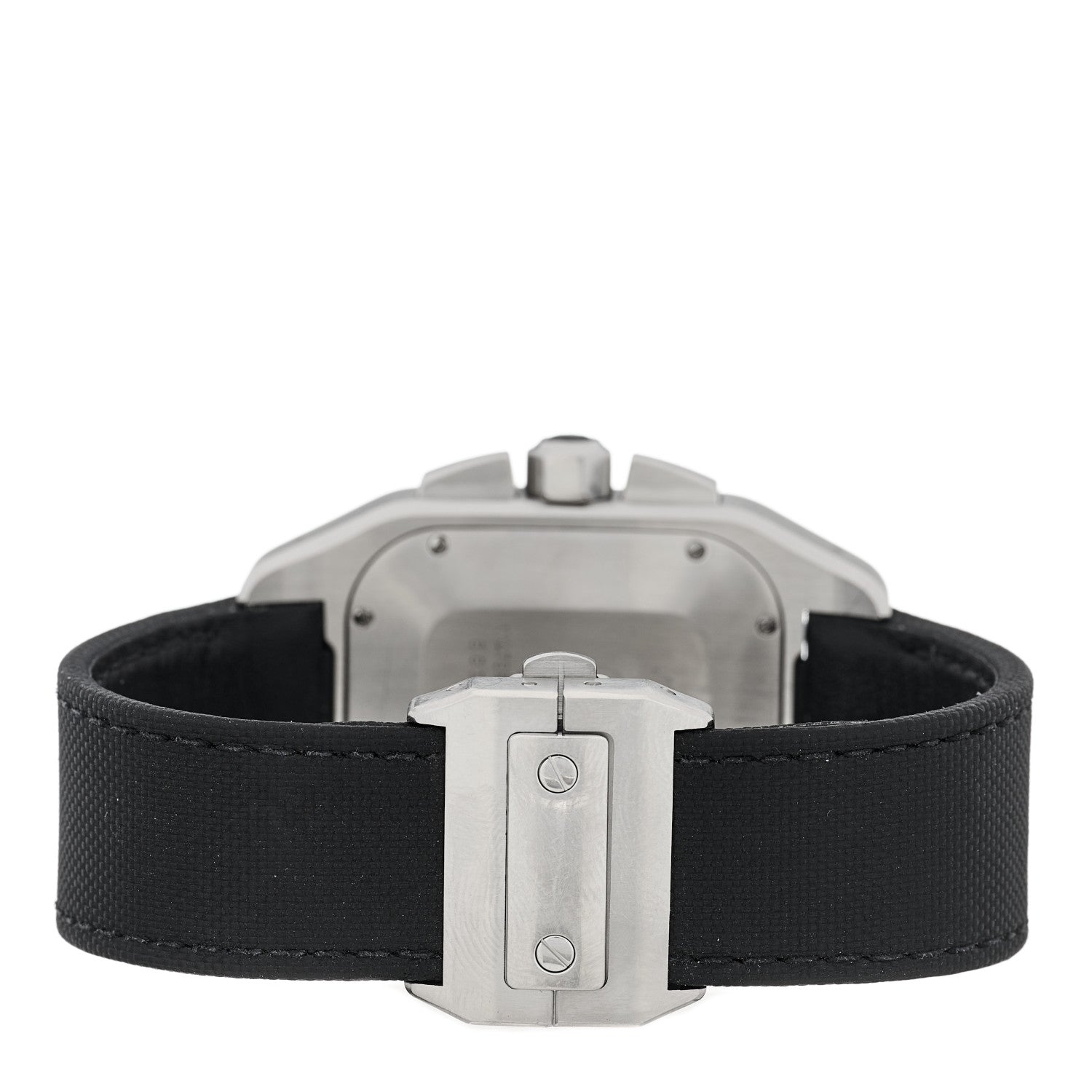 Cartier Stainless Steel Calfskin 41mm Santos 100 Chronograph Automatic Watch 3 of 5